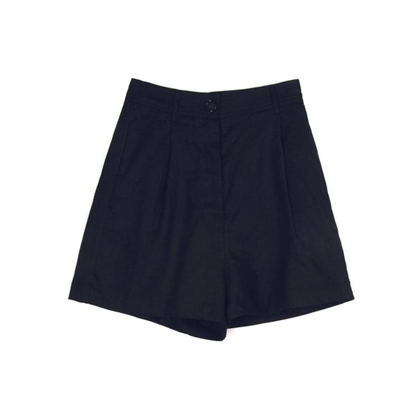 Women's Summer Casual High-Waist Linen Shorts - Image 3