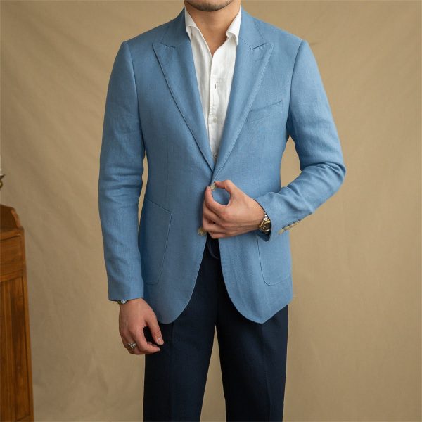 Men's Linen Slim Fit Breathable Suit